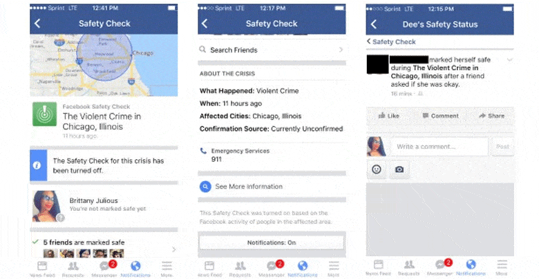 Truy Cập Tính Năng Safety Check Tại Facebook