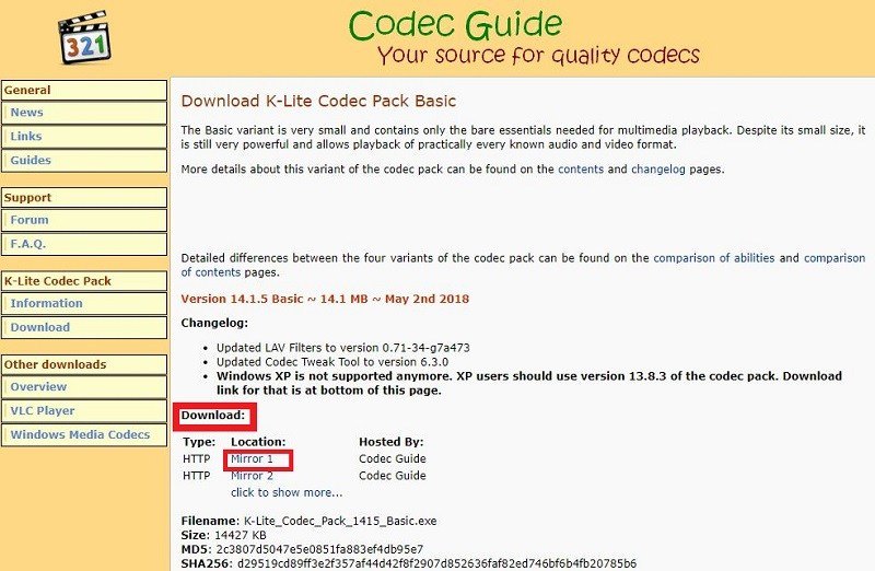 Hướng Dẫn Cài Đặt K-Lite Codec Pack